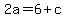 2a+=+6%2Bc