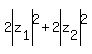 2abs%28z%5B1%5D%29%5E2%2B2abs%28z%5B2%5D%29%5E2+