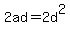 2ad+=+2d%5E2