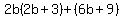 2b%282b%2B3%29%2B%286b%2B9%29