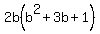 2b%28b%5E2%2B3b%2B1%29