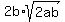 2b%2Asqrt%282ab%29+