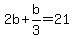 2b%2Bb%2F3=21