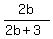 2b%2F%282b%2B3%29