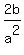 2b%2Fa%5E2