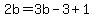 2b=3b-3%2B1