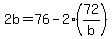 2b=76-2%2872%2Fb%29
