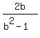 2b+%2F+%28b%5E2+-+1%29