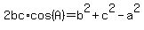 2bc%2Acos%28A%29=b%5E2%2Bc%5E2-a%5E2