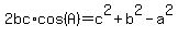 2bc%2Acos%28A%29=c%5E2%2Bb%5E2-a%5E2