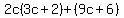 2c%283c%2B2%29%2B%289c%2B6%29