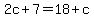 2c%2B7=18%2Bc
