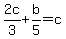 2c%2F3+%2B+b%2F5+=+c
