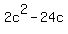 2c%5E2-24c