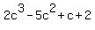 2c%5E3-5c%5E2%2Bc%2B2