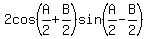 2cos%28A%2F2%2BB%2F2%29sin%28A%2F2-B%2F2%29%29