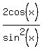 2cos%5E%22%22%28x%29%2Fsin%5E2%28x%29