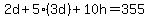 2d%2B5%283d%29%2B10h=355