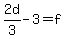 2d%2F3-3=f