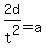 2d%2Ft%5E2=a