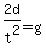 2d%2Ft%5E2+=+g