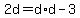 2d=d%2Ad-3