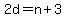 2d=n%2B3