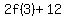 2f%283%29+%2B+12