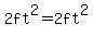 2ft%5E2=2ft%5E2