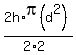 2h%2Api%28d%5E2%29%2F%282%2A2%29