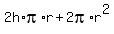 2h%2Api%2Ar%2B2pi%2Ar%5E2