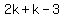2k%2Bk-3