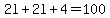 2l%2B2l%2B4=100