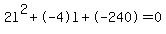 2l%5E2%2B-4l%2B-240+=+0