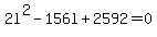 2l%5E2-156l%2B2592=0