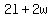 2l+%2B+2w