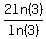 2ln%283%29%2Fln%283%29