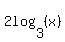2log%283%2C%28x%29%29