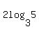 2log%283%2C5%29