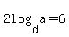 2log%28d%2Ca%29=6