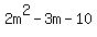 2m%5E2-3m-10