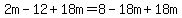 2m-12%2B18m=8-18m%2B18m