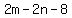 2m-2n-8