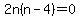 2n%28n-4%29+=+0