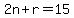 2n%2Br=15