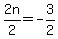 2n%2F2=-3%2F2