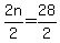 2n%2F2=28%2F2