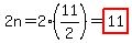 2n=2%2811%2F2%29=highlight%2811%29