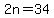 2n=34