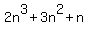 2n%5E3%2B3n%5E2%2Bn